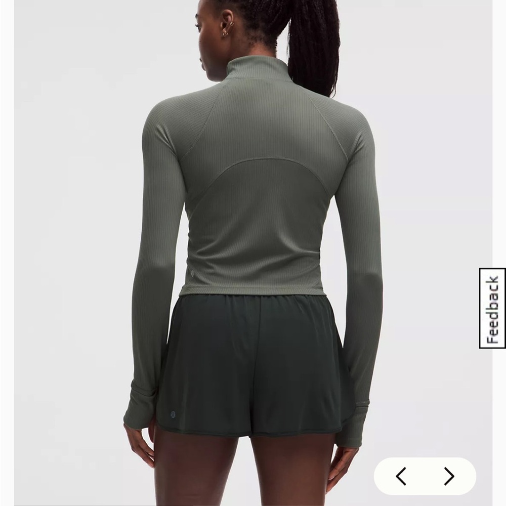 Lululemon It's Rulu Cropped Half Zip - Picture 6 of 8